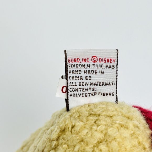 Vintage Pooh Plush Disney GUND Embroidered Honey Jar Stuffie Toy - Picture 9 of 11